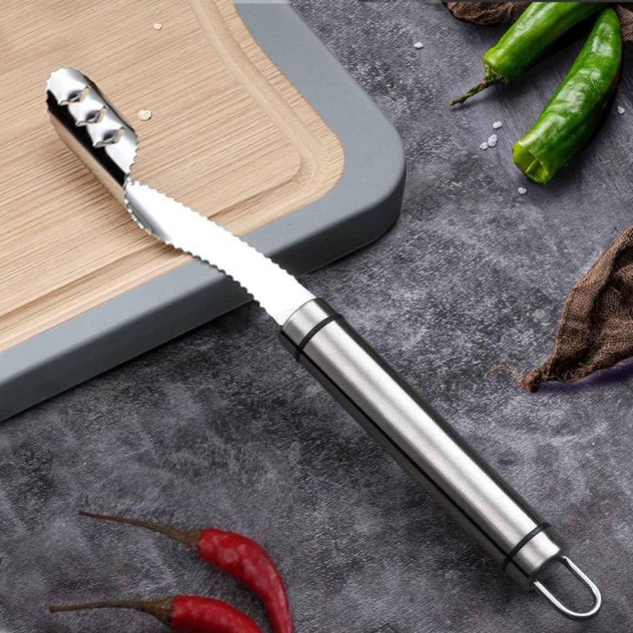 Pepper Corer 304 Stainless Steel Thickened Easy Cleanup Rustproof Chili Corer Remover for Kitchen