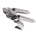 Manual Garlic Press Stainless Steel Rust Proof Curved Garlic Mincer Kitchen Tool with Ergonomic Handle for Home