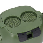 Mini Coffee Knock Box ABS Plastic Portable Coffee Ground Bin for Cafe Bar Kitchen Green