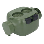 Mini Coffee Knock Box ABS Plastic Portable Coffee Ground Bin for Cafe Bar Kitchen Green