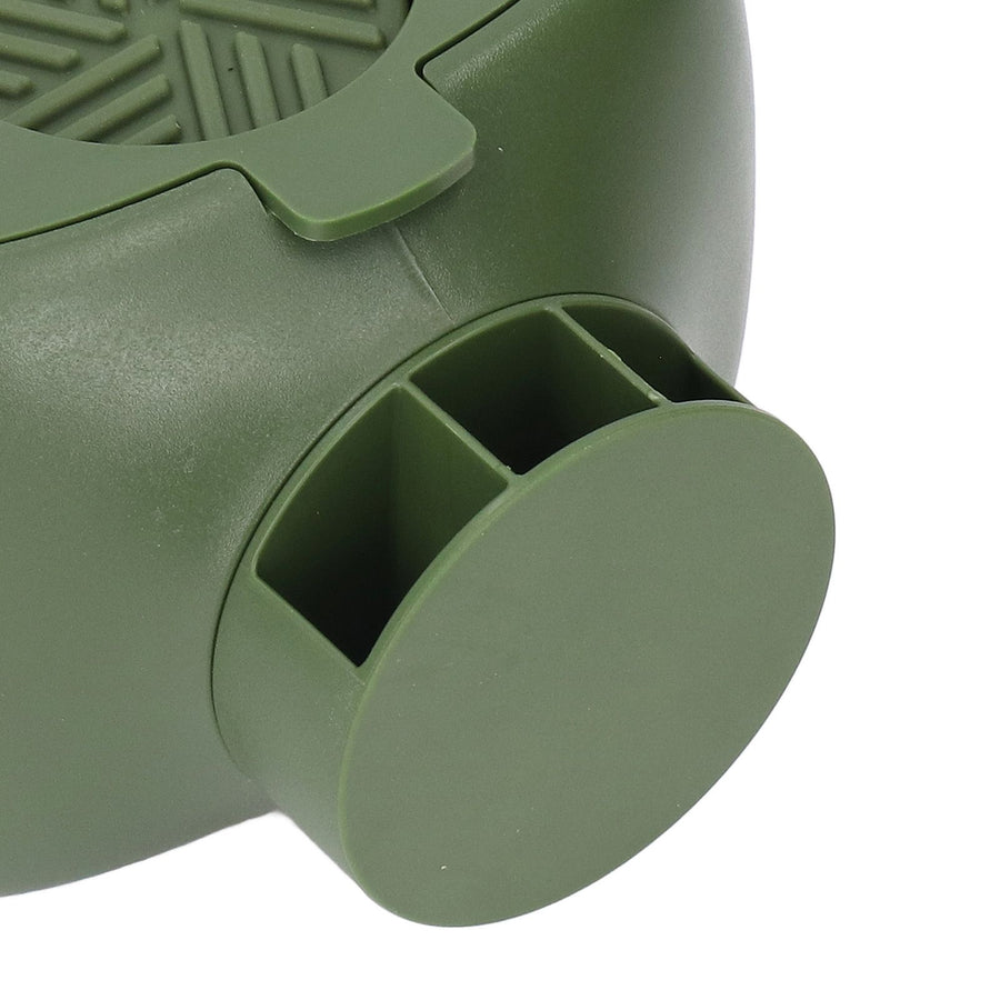Mini Coffee Knock Box ABS Plastic Portable Coffee Ground Bin for Cafe Bar Kitchen Green