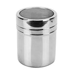Powdered Sugar Shaker Duster Stainless Steel Fine Mesh Cinnamon Shaker for Coffee Bar L 6.5x11cm