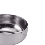 Stainless Steel Rice Bowl with Lids Multiple Purpose Single Layer Mixing Bowl for Home Kitchen Large 11.9x4.7cm