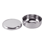 Stainless Steel Rice Bowl with Lids Multiple Purpose Single Layer Mixing Bowl for Home Kitchen Large 11.9x4.7cm