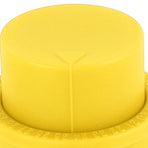 3pcs Soda Bottle Stopper Professional Press Type Sealing Reusable Beverage Bottle Covers for Soda Beverage Bottles Yellow