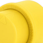 3pcs Soda Bottle Stopper Professional Press Type Sealing Reusable Beverage Bottle Covers for Soda Beverage Bottles Yellow