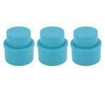 3pcs Soda Bottle Stopper Professional Press Type Sealing Reusable Beverage Bottle Covers for Soda Beverage Bottles Blue