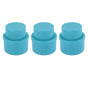 3pcs Soda Bottle Stopper Professional Press Type Sealing Reusable Beverage Bottle Covers for Soda Beverage Bottles Blue