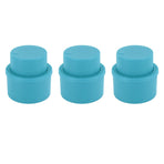 3pcs Soda Bottle Stopper Professional Press Type Sealing Reusable Beverage Bottle Covers for Soda Beverage Bottles Blue