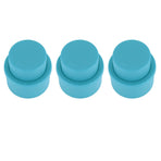 3pcs Soda Bottle Stopper Professional Press Type Sealing Reusable Beverage Bottle Covers for Soda Beverage Bottles Blue