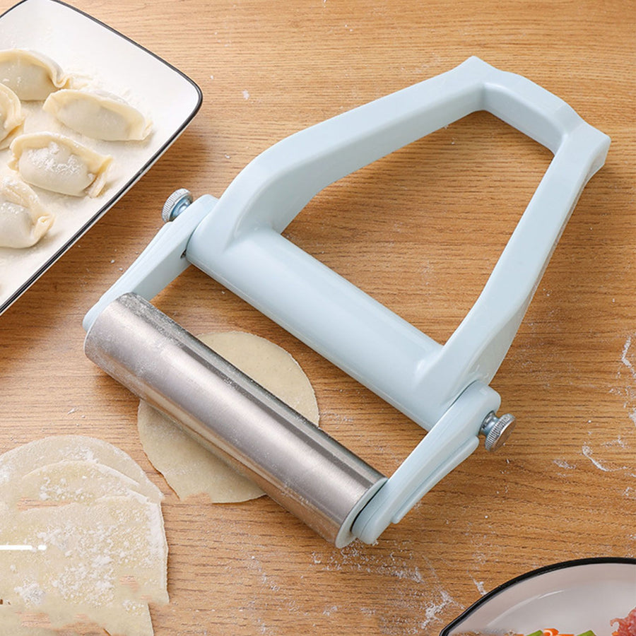 Rolling Pin Stainless Steel Easy to Use Sturdy Anti Stick Dough Roller Anti Stick for Baking Home Restaurant