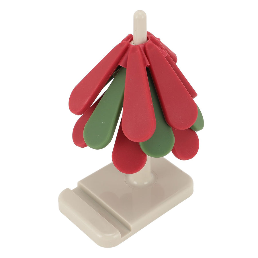 Tree Shape Foldable Insulation Mat Silicone Anti Scald Mat Heat Resistant Coasters Pads for Teapot Pans Bowl Square Base