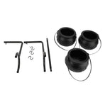 Witch Cauldron Set 3 Candy Serving Bowls Plastic Witch Cauldron On Rack Party Decoration