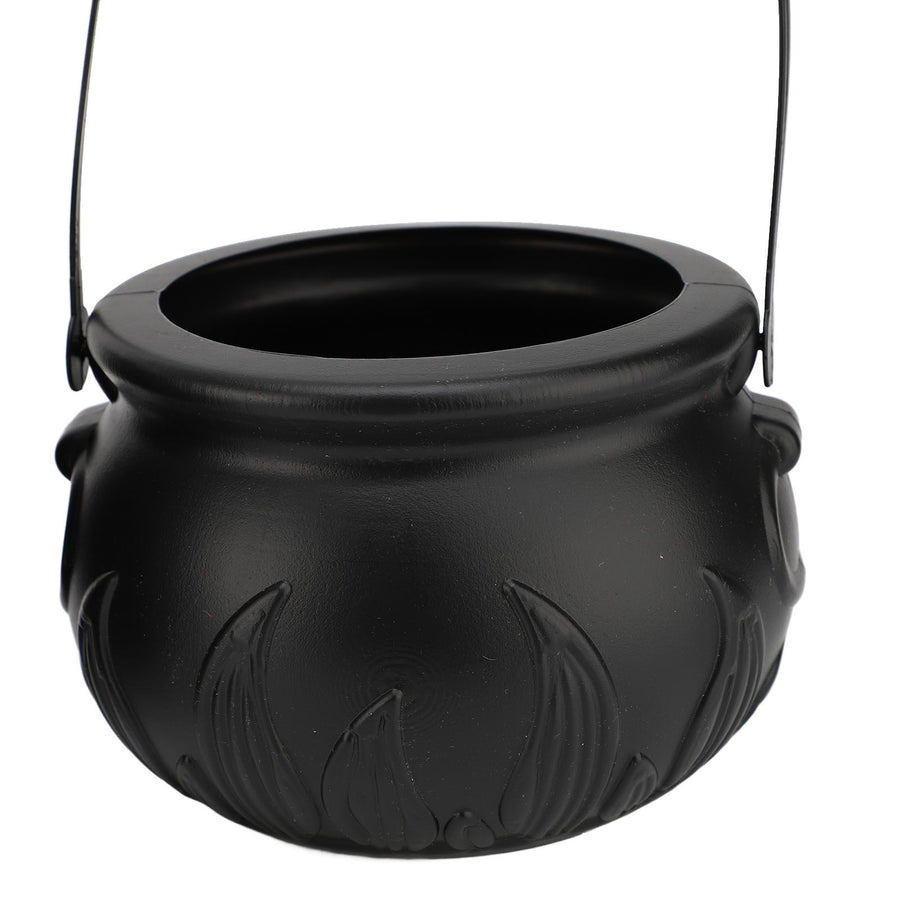 Witch Cauldron Set 3 Candy Serving Bowls Plastic Witch Cauldron On Rack Party Decoration