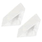 2PCS Triangle Sandwich Container Transparent Washable Multifunctional Sandwich Storage Case
