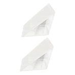 2PCS Triangle Sandwich Container Transparent Washable Multifunctional Sandwich Storage Case