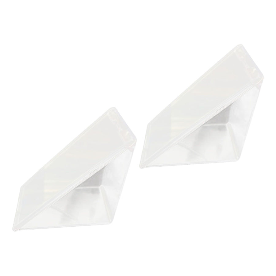 2PCS Triangle Sandwich Container Transparent Washable Multifunctional Sandwich Storage Case