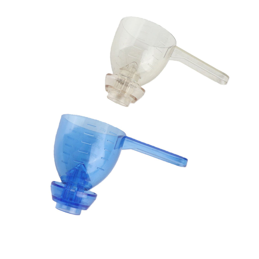 2 Pcs Convenient Measuring Scoop 25g Capacity Prevent Spill Clear Measuring Cup with Funnel and Scale