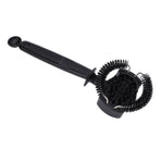 Coffee Machine Cleaning Brush Long Handle Multifunctional 58mm Group Head Brush Cleaner Tool for Home Kitchen