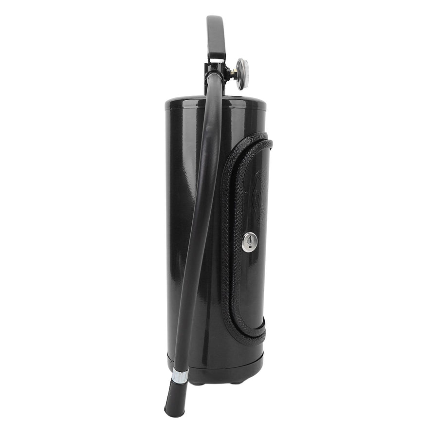 Fire Extinguisher Wine Holder Unique Decorative Iron Fire Extinguisher Shaped Wine Storage Box Small Bar for Home Black