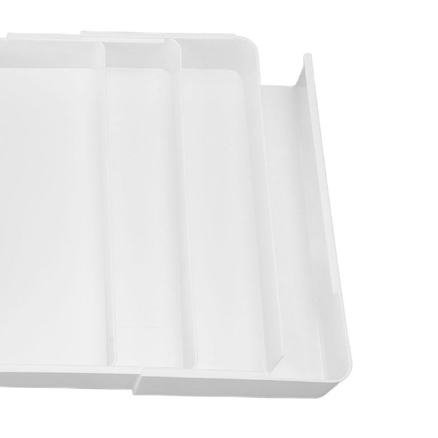 Kitchen Drawer Organizer ABS Plastic Simple Versatile Drawer Divider Tray for Bedroom Vanity Office Desk