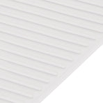 Silicone Dish Drying Mat 485x405mm Heat Resistant Non Slip Kitchen Counter Drain Pad for Home White