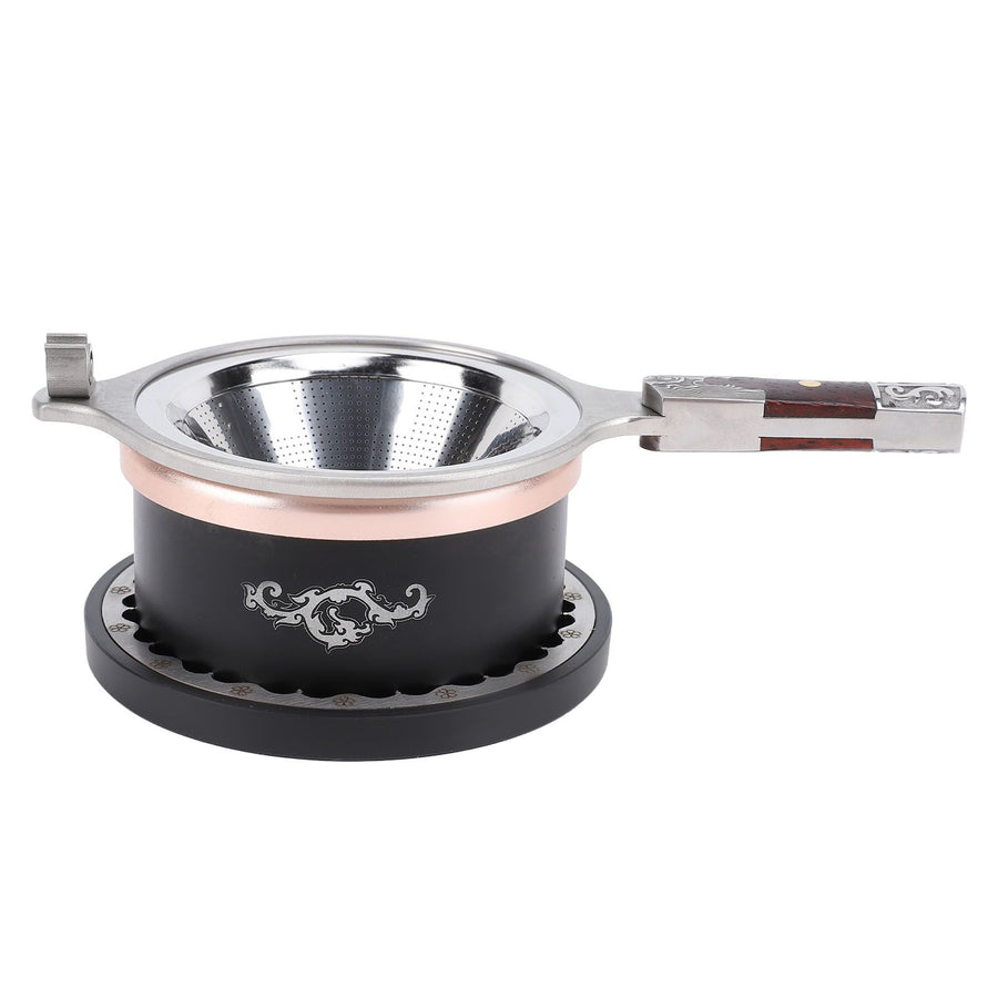 Tea Filter Set Fine Mesh Reusable Stainless Steel Tea Strainer Infuser Funnel for Tea Brewing