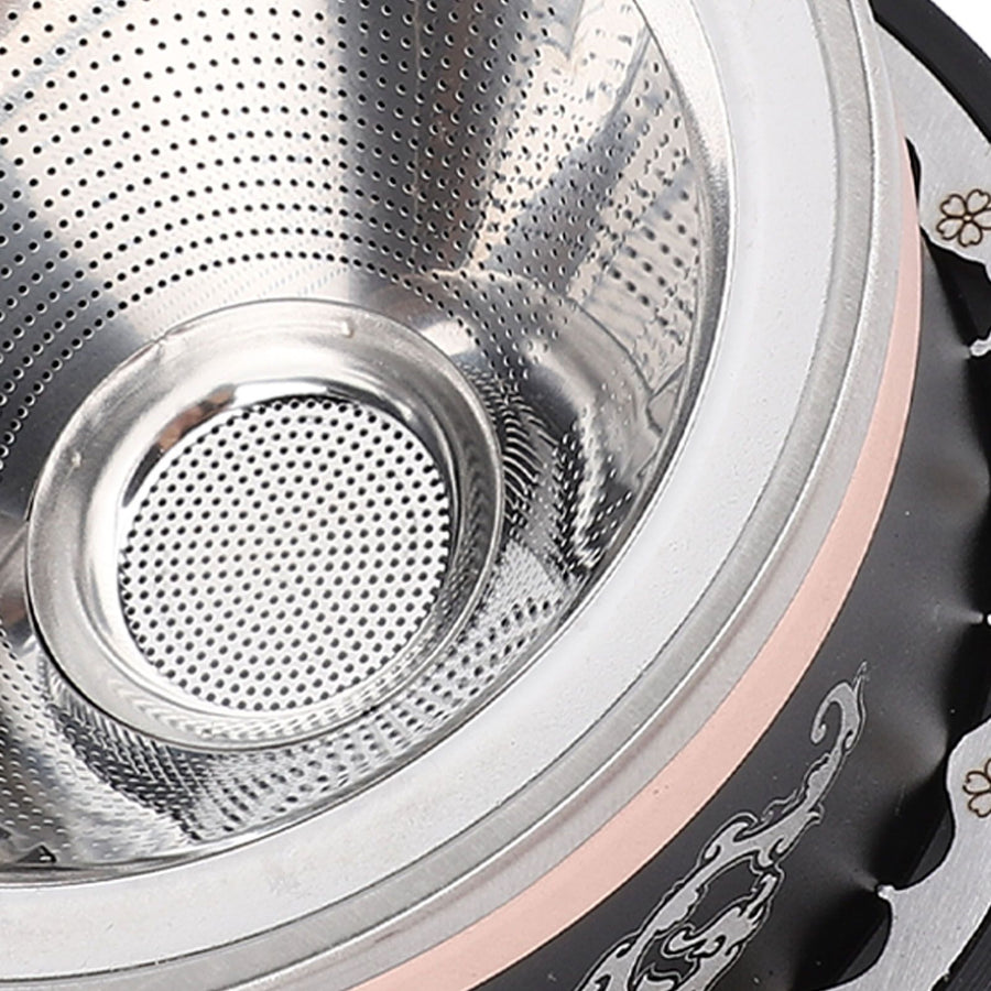 Tea Filter Set Fine Mesh Reusable Stainless Steel Tea Strainer Infuser Funnel for Tea Brewing