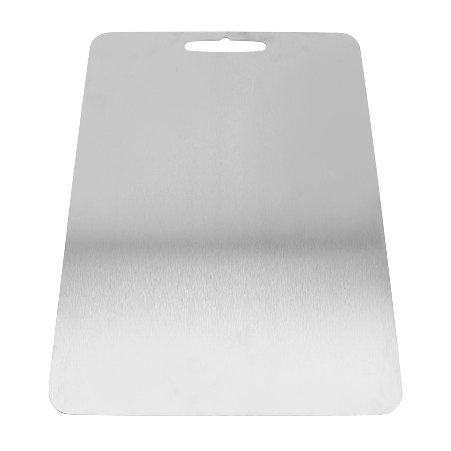 Ti Metal Cutting Board Thickened Chopping Board for Vegetables Fruits Bread Dough Kitchen Cooking 46x30cm / 18.1x11.8in