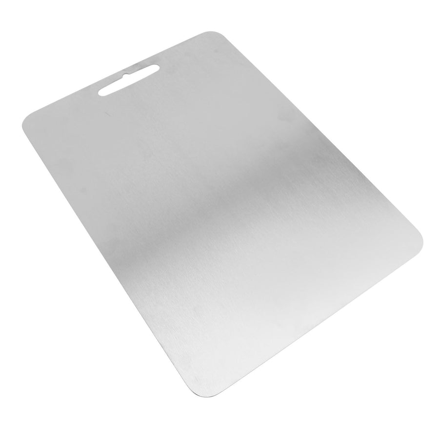 Ti Metal Cutting Board Thickened Chopping Board for Vegetables Fruits Bread Dough Kitchen Cooking 46x30cm / 18.1x11.8in