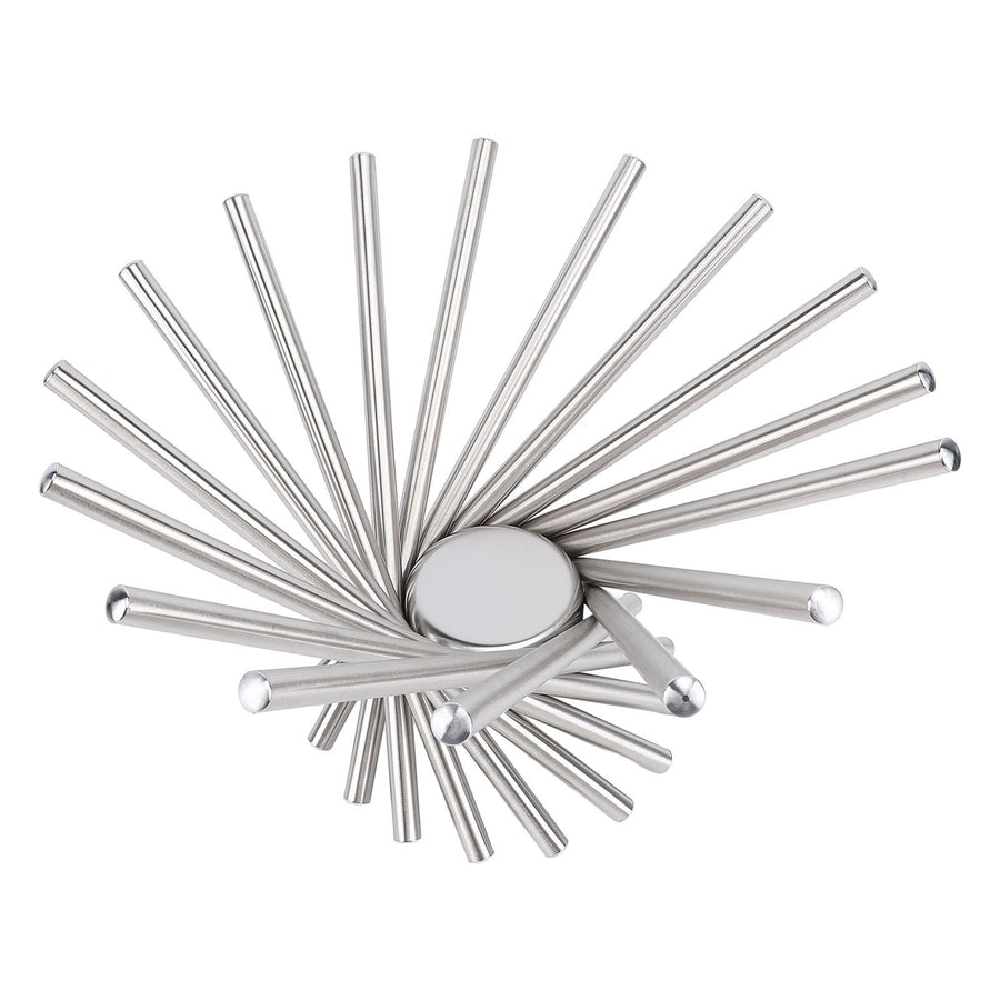 Fruit Bowl Basket Stainless Steel Rotation Modern Fruit Stand Holder for Kitchen Countertop Home Decor