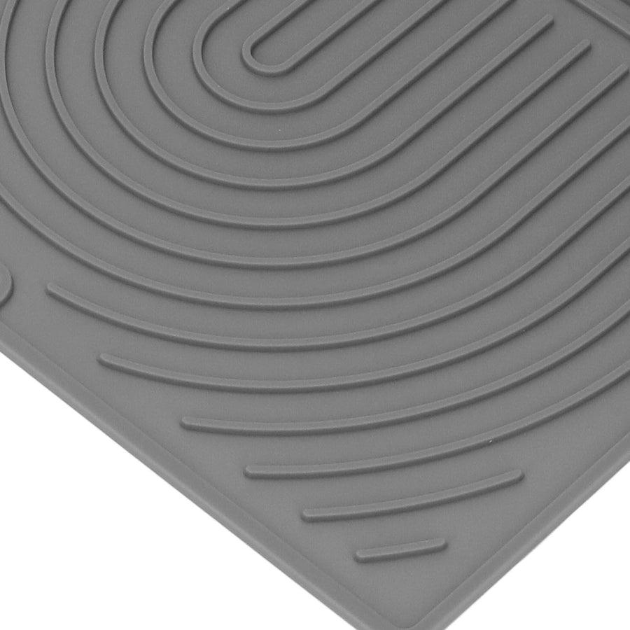 Dish Drying Mat Silicone Easy to Clean Anti Scald Heat Resistant Dish Mat for Home Kitchen Type 1
