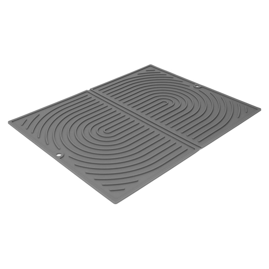 Dish Drying Mat Silicone Easy to Clean Anti Scald Heat Resistant Dish Mat for Home Kitchen Type 1