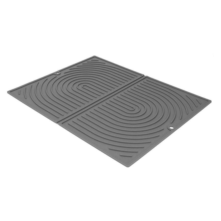 Dish Drying Mat Silicone Easy to Clean Anti Scald Heat Resistant Dish Mat for Home Kitchen Type 1