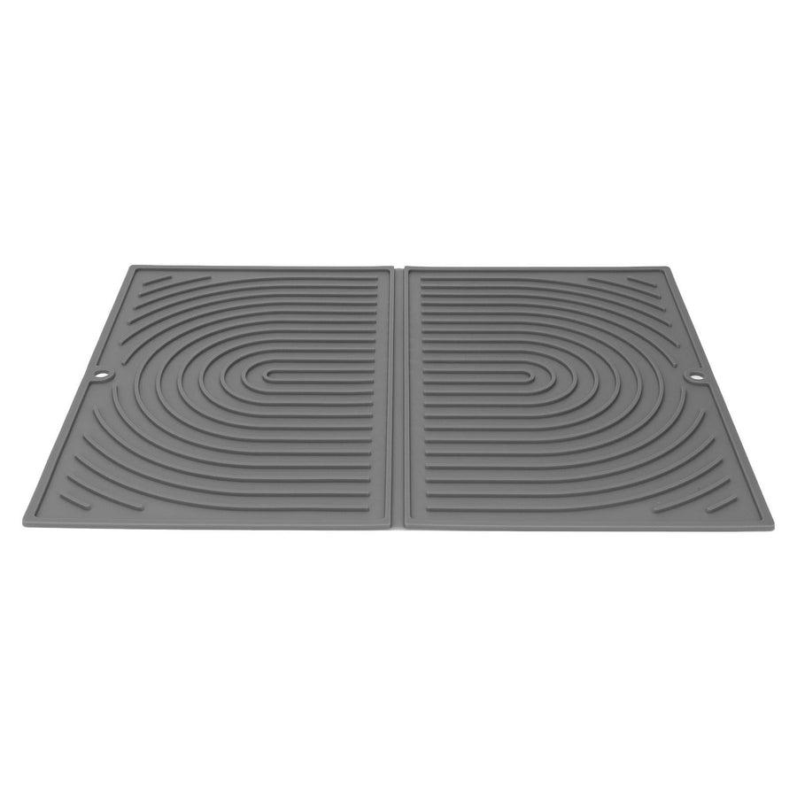 Dish Drying Mat Silicone Easy to Clean Anti Scald Heat Resistant Dish Mat for Home Kitchen Type 1