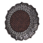 6pcs Coaster Zinc Alloy Hammered Vintage Heat Resistant Cup Mat for Family Gatherings Tea Ceremony Events