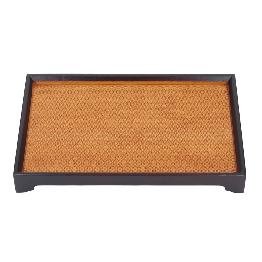 30 X 19cm Rectangular Tea Tray Multifunctional Easy Cleanup Retro Style Coffee Serving Tray for Home