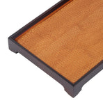 30 X 19cm Rectangular Tea Tray Multifunctional Easy Cleanup Retro Style Coffee Serving Tray for Home