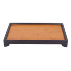 30 X 19cm Rectangular Tea Tray Multifunctional Easy Cleanup Retro Style Coffee Serving Tray for Home
