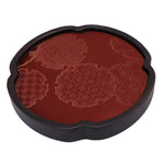 Tea Serving Tray Heat Resistant Chinese Style Multipurpose Easy Cleanup Food Serving Plate for Snacks