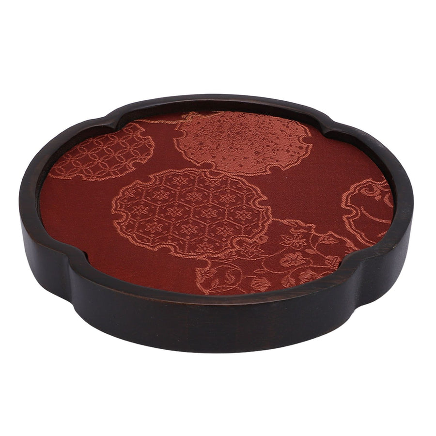 Tea Serving Tray Heat Resistant Chinese Style Multipurpose Easy Cleanup Food Serving Plate for Snacks