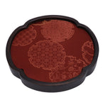 Tea Serving Tray Heat Resistant Chinese Style Multipurpose Easy Cleanup Food Serving Plate for Snacks