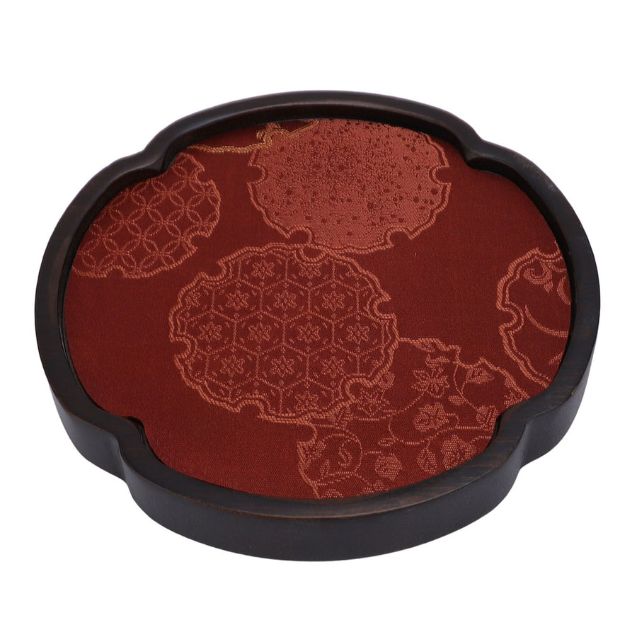 Tea Serving Tray Heat Resistant Chinese Style Multipurpose Easy Cleanup Food Serving Plate for Snacks