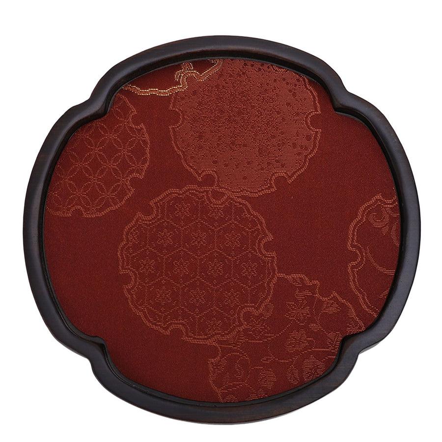 Tea Serving Tray Heat Resistant Chinese Style Multipurpose Easy Cleanup Food Serving Plate for Snacks