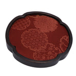 Tea Serving Tray Heat Resistant Chinese Style Multipurpose Easy Cleanup Food Serving Plate for Snacks