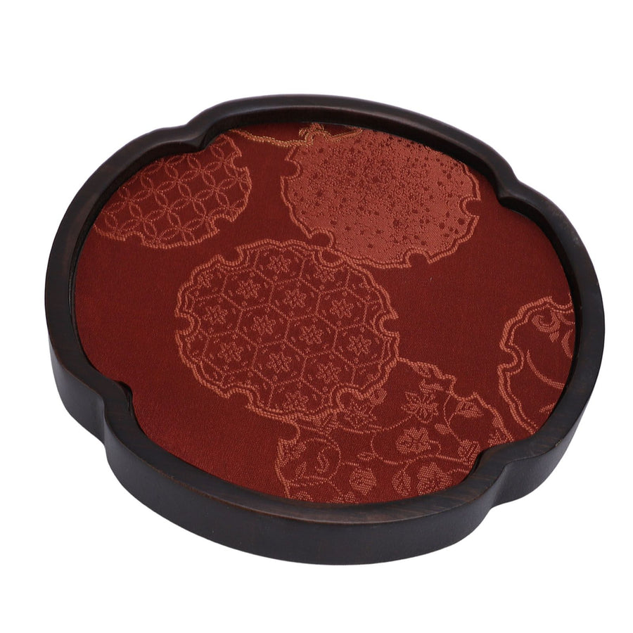 Tea Serving Tray Heat Resistant Chinese Style Multipurpose Easy Cleanup Food Serving Plate for Snacks