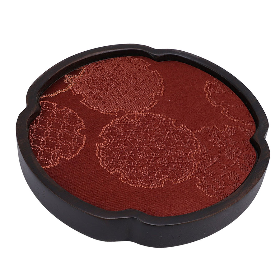 Tea Serving Tray Heat Resistant Chinese Style Multipurpose Easy Cleanup Food Serving Plate for Snacks