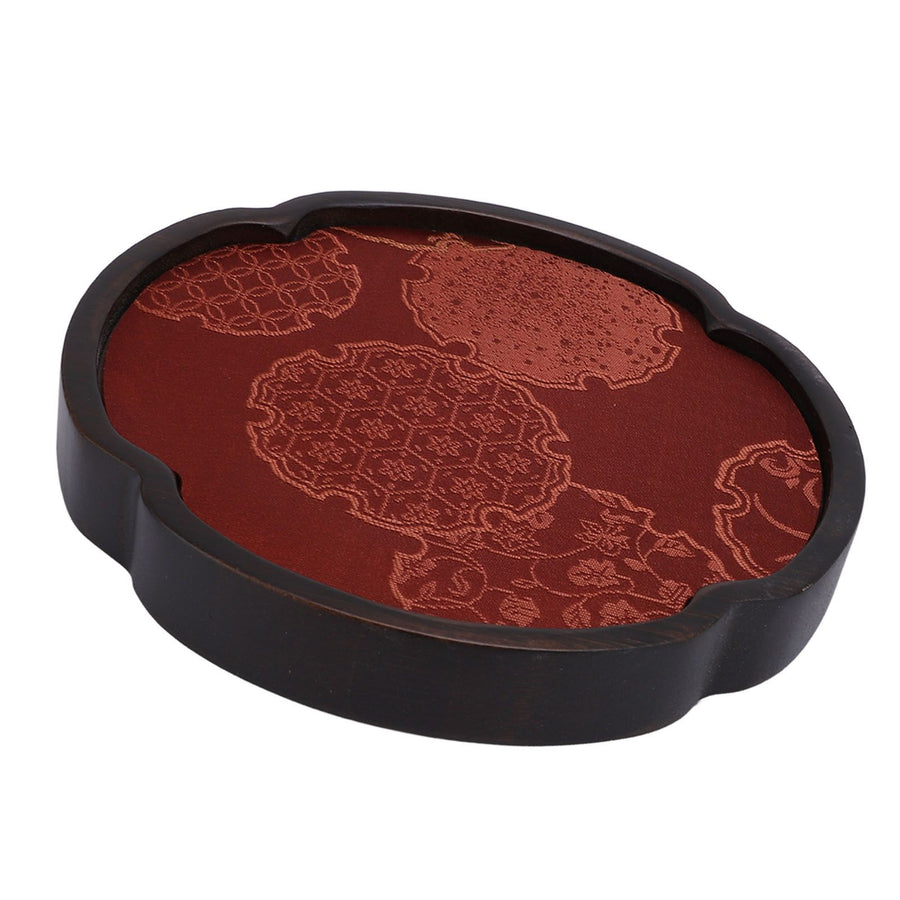 Tea Serving Tray Heat Resistant Chinese Style Multipurpose Easy Cleanup Food Serving Plate for Snacks