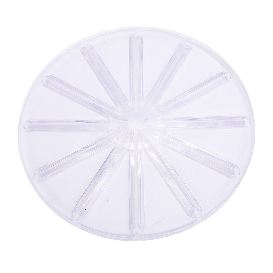 Mixer Splash Guard 6 Line Prevent Spilling Improve Kitchen Efficiency Mixing Bowl Splatter Guard for Kitchen Round Transparent