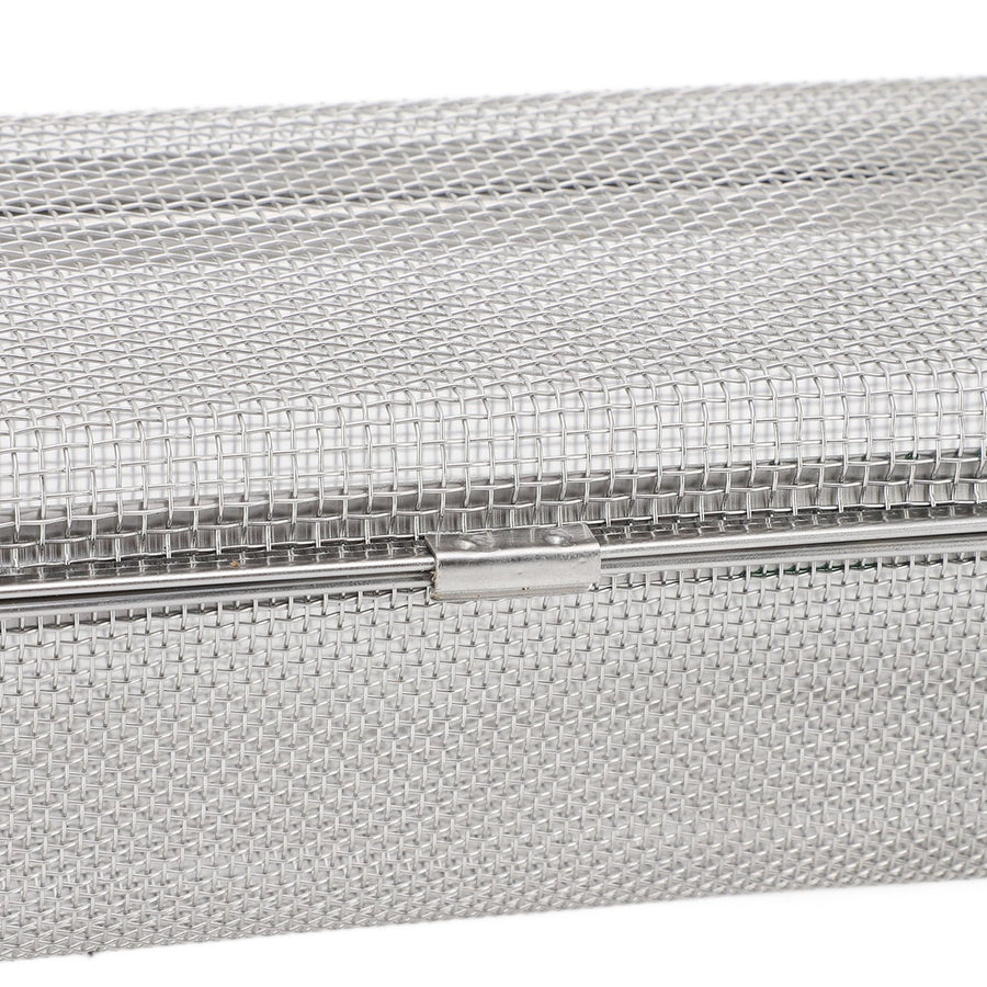 Dishwasher Utensil Basket 304 Stainless Steel Rectangular Mesh Drain Dishwasher Silverware Holder for Chopsticks Small Items 11.5x26.5x7.5cm/4.5x10.4x3.0in